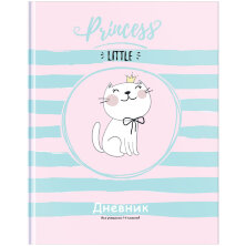 Дневник 1-4 кл. 48л. (твердый) BG "Kitty princess", глянцевая ламинация