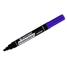 Маркер перманентный Centropen "8576" фиолетовый, скошенный, 1-4,6мм