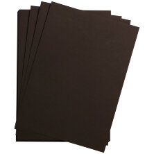 Цветная бумага 500*650мм, Clairefontaine "Etival color", 24л., 160г/м2, черный, легкое зерно, 30%хлопка, 70%целлюлоза