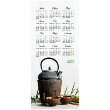 Календарь настенный "циновка" OfficeSpace "Чайная церемония", 2023г.