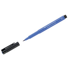 Ручка капиллярная Faber-Castell "Pitt Artist Pen Brush" цвет 143 синий кобальт, пишущий узел "кисть"