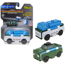 Машина игрушечная 1toy "Transcar Double: Автоцистерна – Внедорожник", 8см, блистер