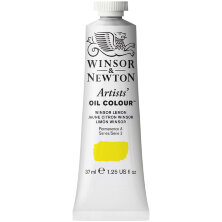 Краска масляная профессиональная Winsor&Newton "Artists Oil", 37мл, Винзор лимон