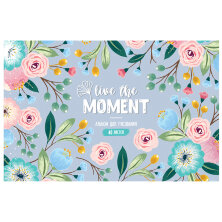 Альбом для рисования 40л., А4, на скрепке ArtSpace "Цветы. Live the moment"