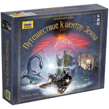 Игра настольная ZVEZDA "Путешествие к центру Земли", картонная коробка