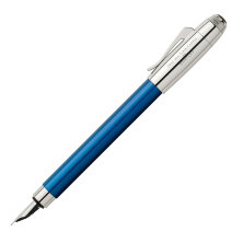 Ручка перьевая Graf von Faber-Castell "Bentley Sequin Blue Fine", подарочная упаковка
