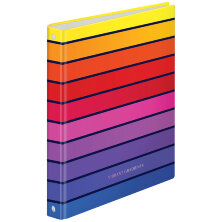 Тетрадь на кольцах А4, 100л., 7БЦ, ArtSpace "Узоры. Vibrant gradient", глянцевая ламинация