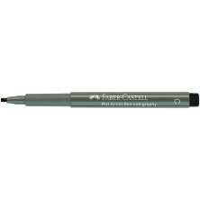 Ручка капиллярная Faber-Castell "Pitt Artist Pen Calligraphy" цвет 273 теплый серый IV, С=2,5мм, пишущий узел каллиграфический