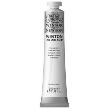 Краска масляная художественная Winsor&Newton "Winton", 200мл, туба, белила титановые