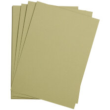 Цветная бумага 500*650мм, Clairefontaine "Etival color", 24л., 160г/м2, миндально-зеленый, легкое зерно, 30%хлопка, 70%целлюлоза