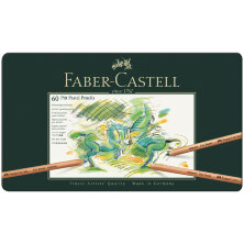 Пастельные карандаши Faber-Castell "Pitt Pastel", 60цв., метал. коробка