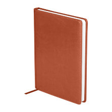 Ежедневник датированный 2023г., А5, 176л., кожзам, OfficeSpace "Nebraska", коричневый