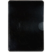 Обложка-чехол для паспорта OfficeSpace, кожа, черный
