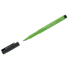 Ручка капиллярная Faber-Castell "Pitt Artist Pen Brush" цвет 112 зеленая листва, пишущий узел "кисть"