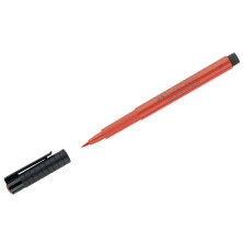 Ручка капиллярная Faber-Castell "Pitt Artist Pen Brush" цвет 118 алая, пишущий узел "кисть"