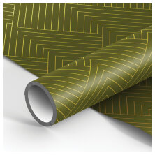 Упаковочная бумага глянц. 70*100см, MESHU "Olive tone", 90г/м2