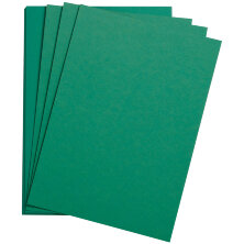 Цветная бумага 500*650мм, Clairefontaine "Etival color", 24л., 160г/м2, темно-зеленый, легкое зерно, 30%хлопка, 70%целлюлоза