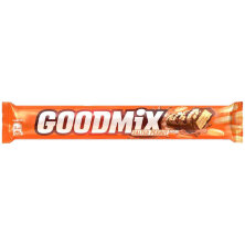 Шоколадный батончик Goodmix Salted Peanut, с арахисом и c хрустящей вафлей, 46г