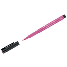 Ручка капиллярная Faber-Castell "Pitt Artist Pen Brush" цвет 129 розовый, пишущий узел "кисть"