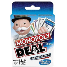Игра настольная Hasbro "Монополия Сделка", картонная коробка