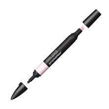 Маркер художественный двухсторонний Winsor&Newton "Pro", пулевидный/скошенный, 2мм/7мм, бледно-розовый