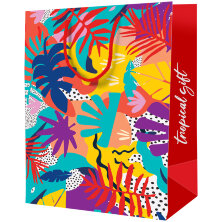 Пакет подарочный 26*32*12см ArtSpace "Tropical gift", ламинированный