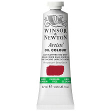 Краска масляная профессиональная Winsor&Newton "Artists Oil", 37мл, беcкадмиевый насыщенно-красный