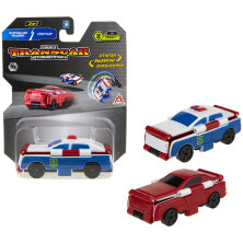 Машина игрушечная 1toy "Transcar Double: Патрульная машина – Спорткар", 8см, блистер