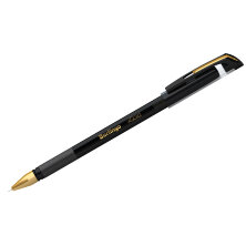 Ручка шариковая Berlingo "xGold" черная, 0,7мм, игольчатый стержень, грип