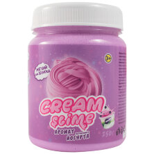 Слайм Cream-Slime, фиолетовый, с ароматом йогурта, 250мл