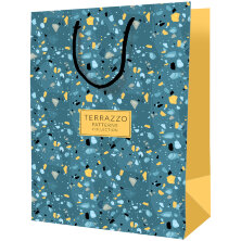 Пакет подарочный 18*23*10см ArtSpace "Terrazzo", ламинированный