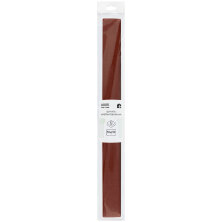 Бумага крепированная ТРИ СОВЫ, 50*250см, 32г/м2, коричневая, в рулоне, пакет с европодвесом