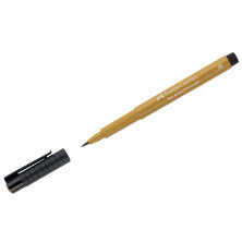 Ручка капиллярная Faber-Castell "Pitt Artist Pen Brush" цвет 268 зелено-золотая, пишущий узел "кисть"