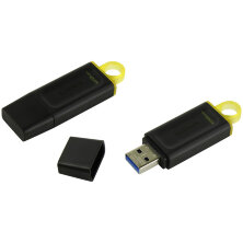 Память Kingston "Exodia" 128GB, USB 3.0 Flash Drive, черный