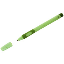 Ручка шариковая Stabilo "LeftRight" для левшей, синяя, 0,8мм, грип, зеленый корпус