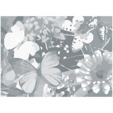 Холст на картоне с эскизом Сонет "Бабочки", 30*40см