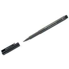 Ручка капиллярная Faber-Castell "Pitt Artist Pen Brush" цвет 274 теплый серый V, пишущий узел "кисть"