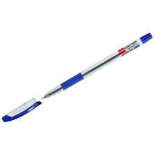 Ручка шариковая Cello "Slimo Grip" синяя, грип, 0,7мм, штрих-код