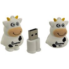 Память Smart Buy "Wild series" Коровка  16GB, USB 2.0 Flash Drive, белый