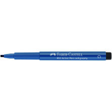 Ручка капиллярная Faber-Castell "Pitt Artist Pen Calligraphy" цвет 247 индантреновый синий, С=2,5мм, пишущий узел каллиграфический