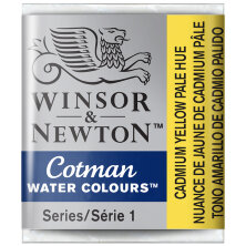 Набор акварели художественной Winsor&Newton "Cotman", малая кювета, 3шт., светло-желтый кадмий