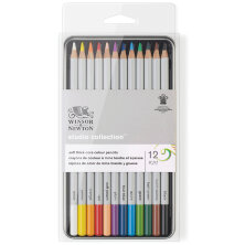 Набор цветных карандашей Winsor&Newton, 12шт., в метал. пенале