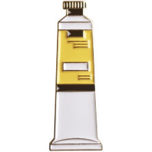 Значок металлический Подписные издания "Желтая краска", эмаль, 1*2,6см