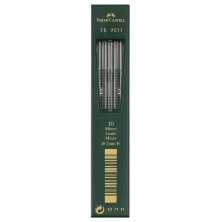 Грифели для цанговых карандашей Faber-Castell "TK 9071", 10шт., 2,0мм, H