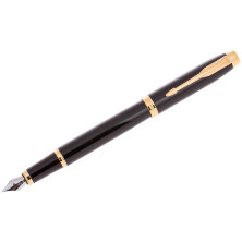 Ручка перьевая Parker "IM Black GT" синяя, 0,8мм, подарочная упаковка