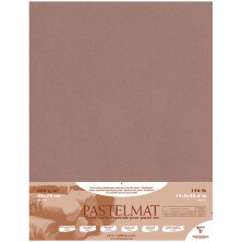 Бумага для пастели, 5л., 500*700мм Clairefontaine "Pastelmat", 360г/м2, бархат, коричневый