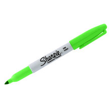 Маркер перманентный Sharpie "Fine" зеленый, пулевидный, 1мм