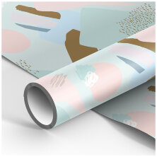 Упаковочная бумага глянц. 70*100см, MESHU "Abstact design", 90г/м2