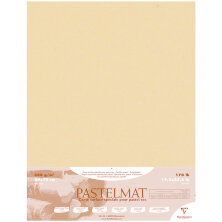 Бумага для пастели, 5л., 500*700мм Clairefontaine "Pastelmat", 360г/м2, бархат, лютик