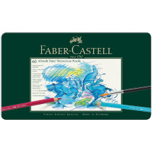 Карандаши акварельные художественные Faber-Castell "Albrecht D?rer", 60цв., метал. коробка